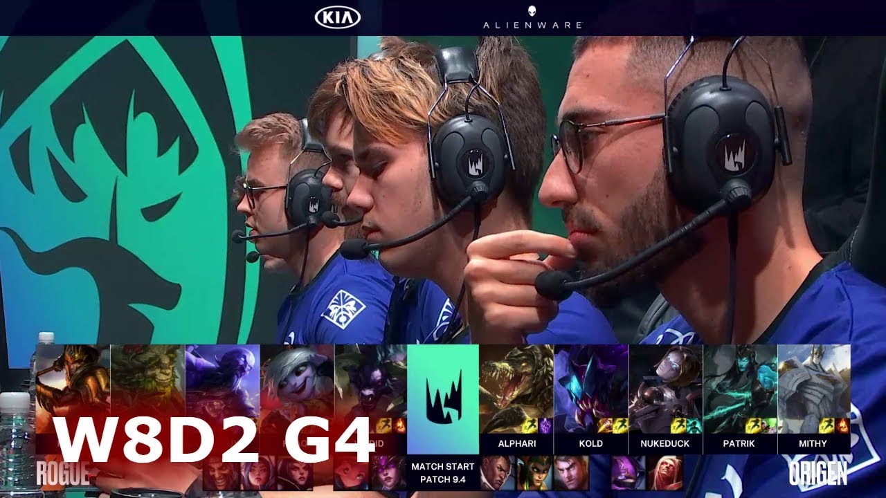 Rogue vs Origen | S9 LEC Spring 2019 Week 8 Day 2 | RGE vs OG W8D2