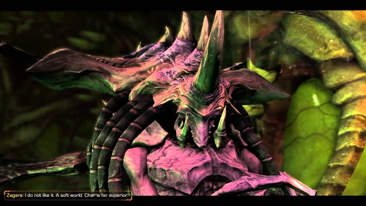 Starcraft 2 Heart of the Swarm: Zagara's speechs