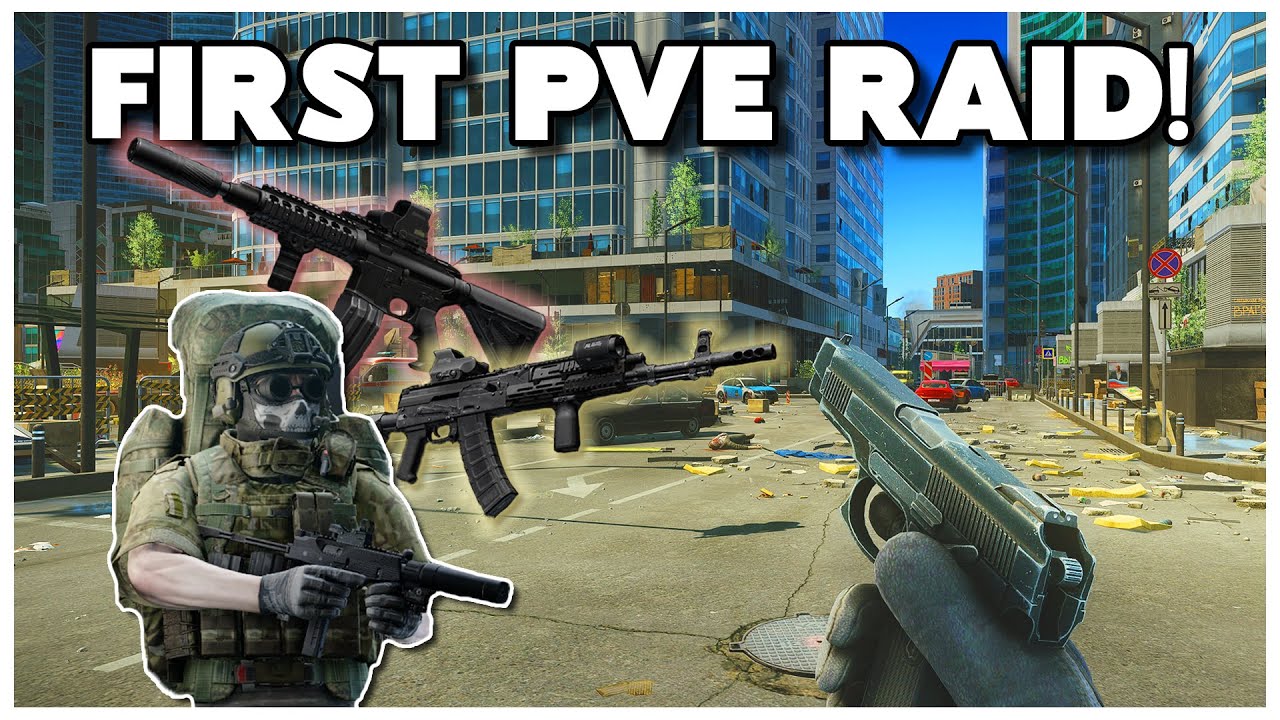 CRAZY first PVE raid! - Escape From tarkov PVE