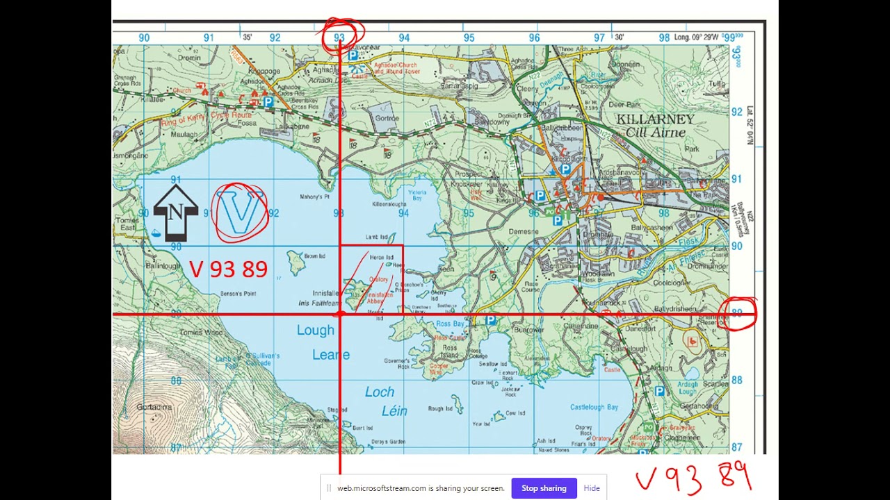Finding Location on 1 50,000 OS map