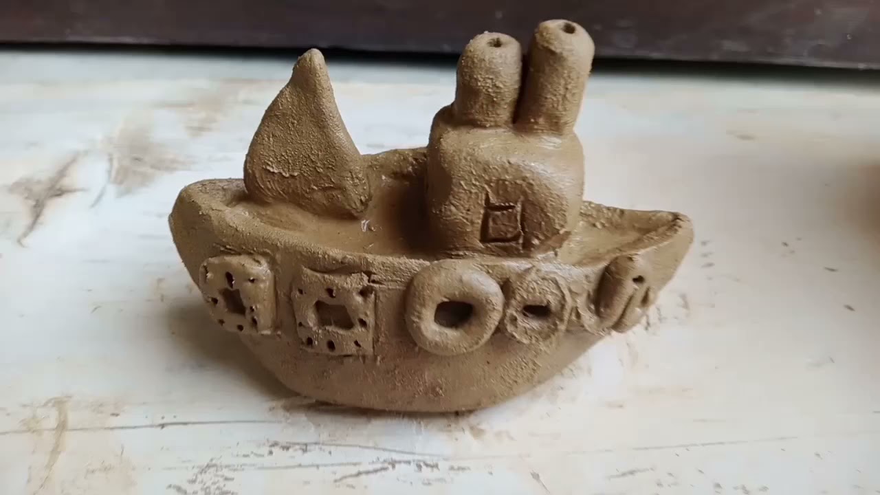 How to make Ship 🚢 Clay