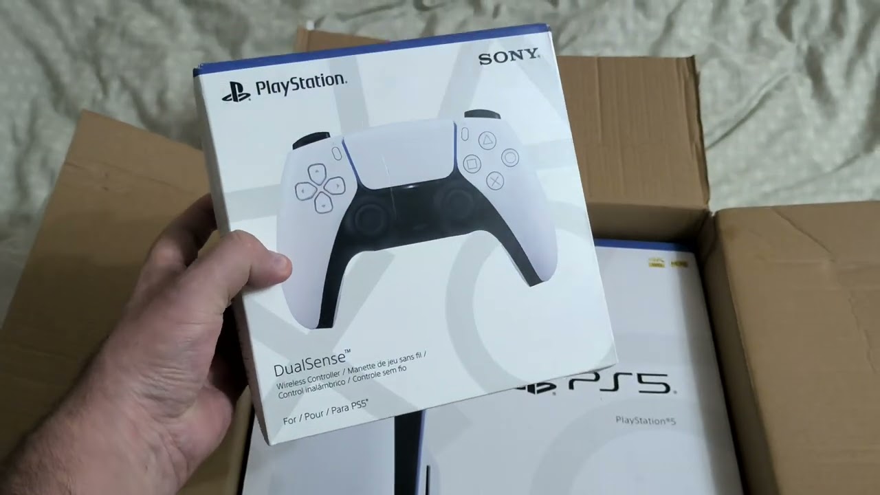 Распаковка Sony Playstation 5 Slim 1tb с OZON за 31843 +bonus