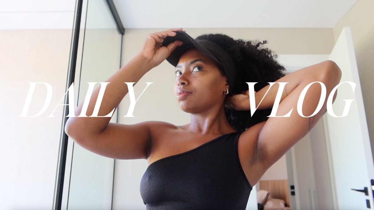 DAILY VLOG  Meus cuidados com cabelo no verão, rotina fitness, bastidores e muito mais