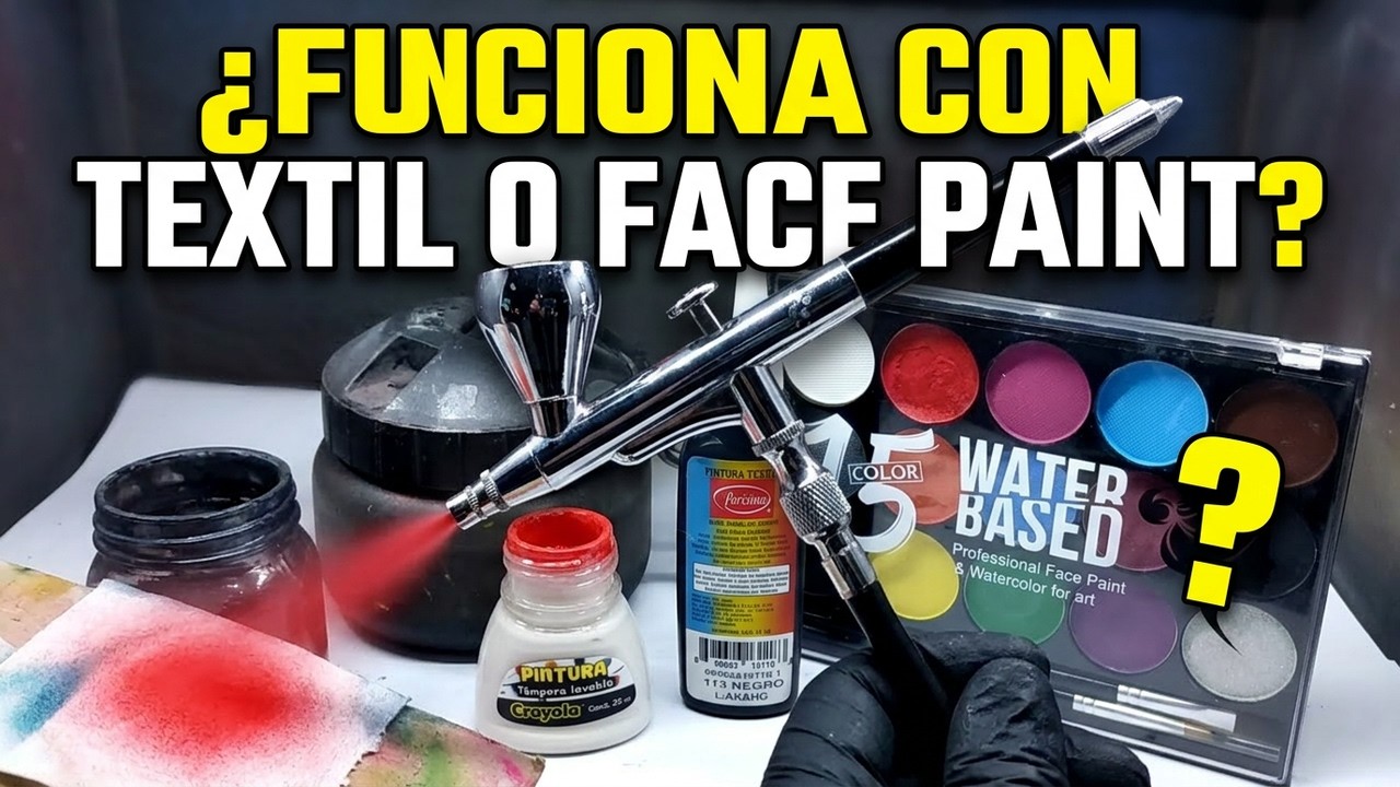 Que PINTURAS se pueden USAR con AEROGRAFO