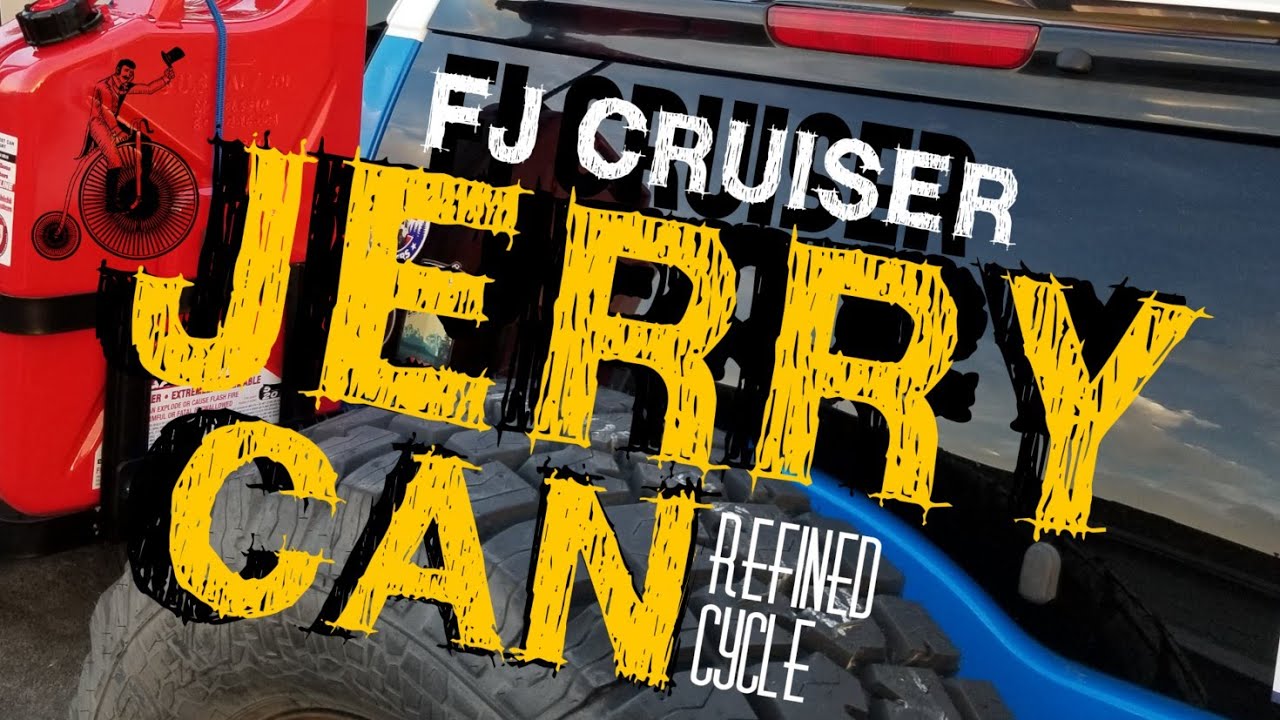 FJ Cruiser Jerry Can Mount - Refined Cycle