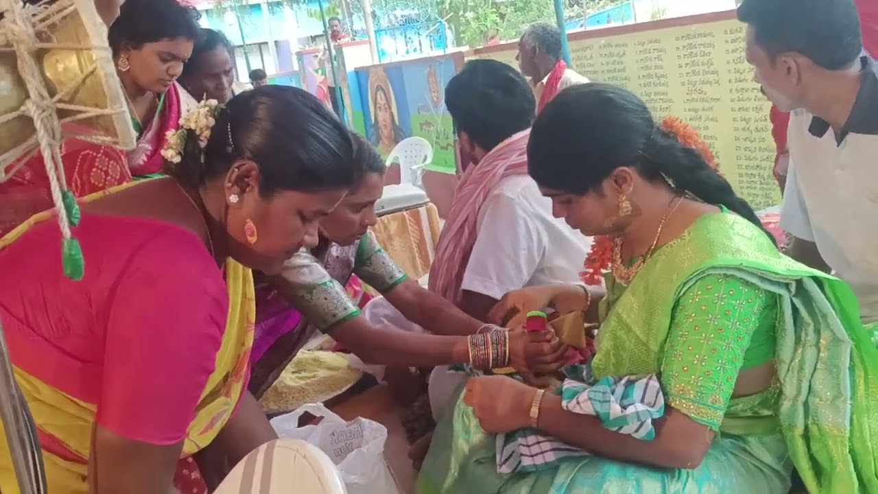కమాన్పూర్ మండలం గుండారం గ్రామంలో పెద్దమ్మ ముదిరాజ్ కళ్యాణం