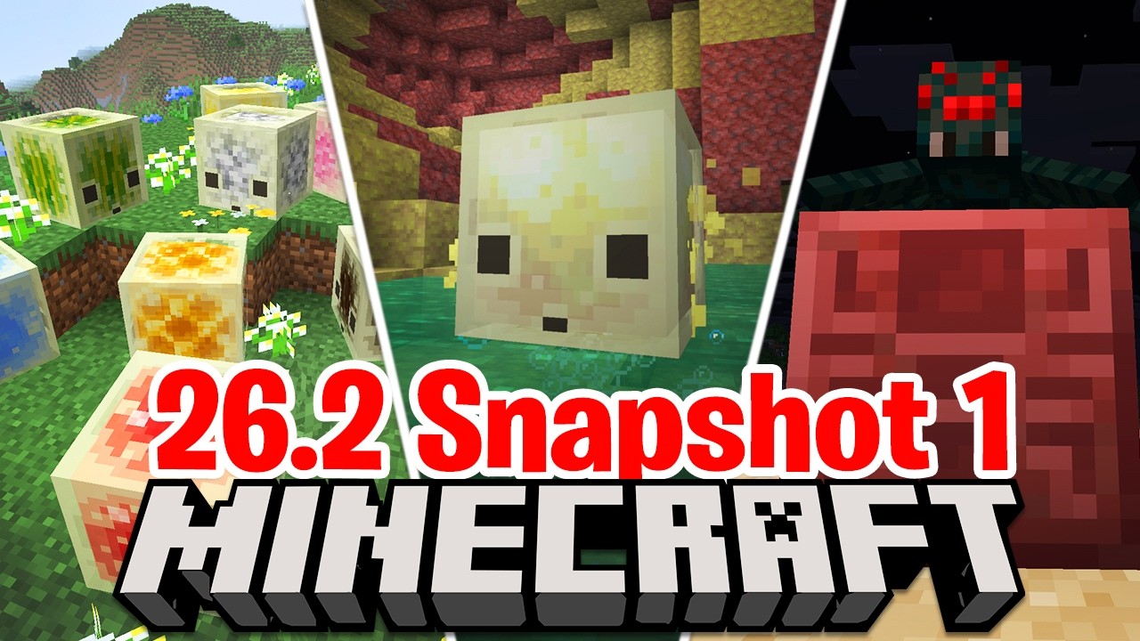 CAVERNA DI ZOLFO, SULFUR CUBE e NUOVA MECCANICA - Minecraft ITA 26.2 Snapshot 1