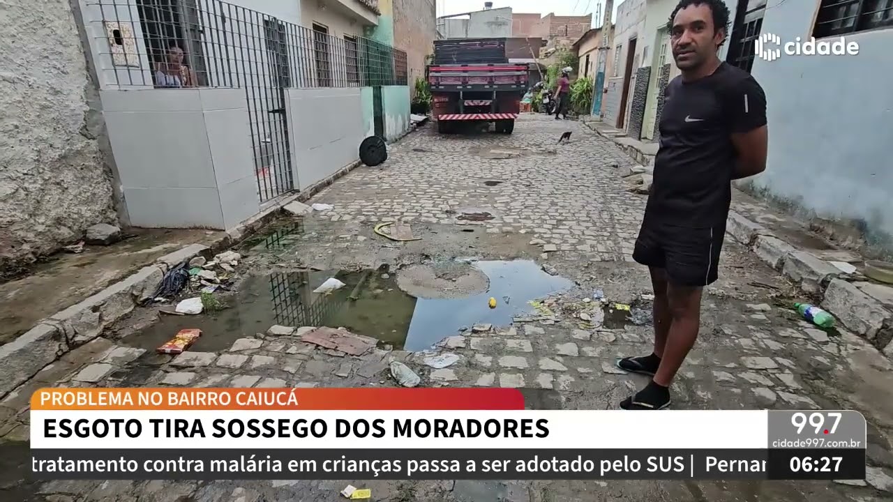 Manhã Cidade - 06.03.26 - Esgoto no bairro Caiucá tira o sossego dos moradores