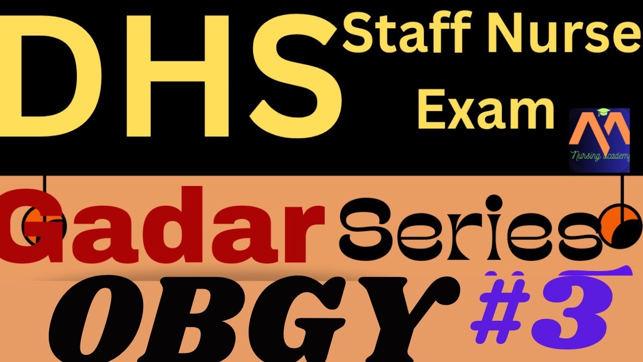 DHS STAFF NURSE EXAM | DHS EXAM 