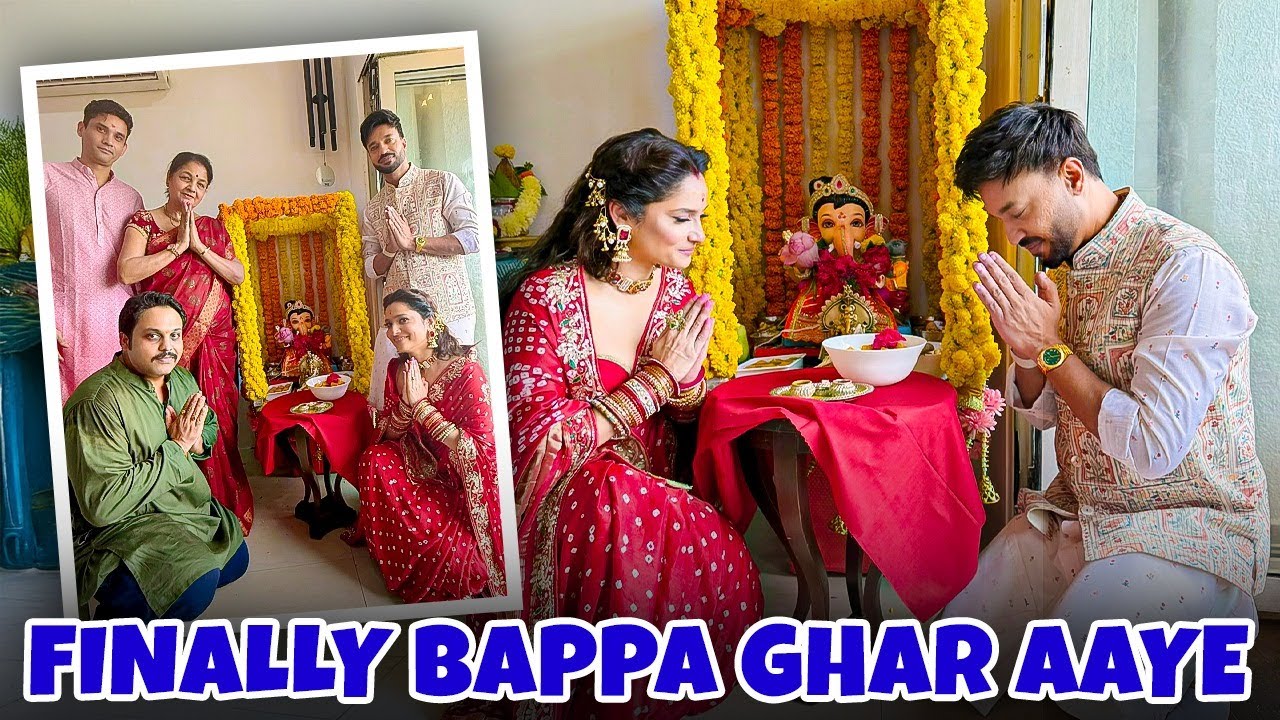 ANVI Parivaar Ke Ghar Bappa Ka Aagman Aur Sthapna Puja Vlog