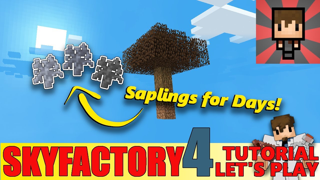 SKYFACTORY 4 - EP03 - CLAY SAPLING, BONE SAPLING & GRAVEL SAPLINGS (HELP/TUTORIAL)