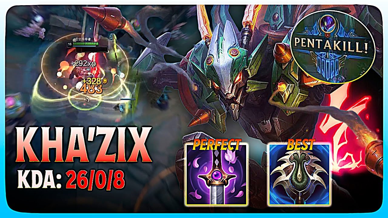 QiuYi Kha'Zix | MONSTER MODE: Kha'Zix Gets INSANE Pentakill