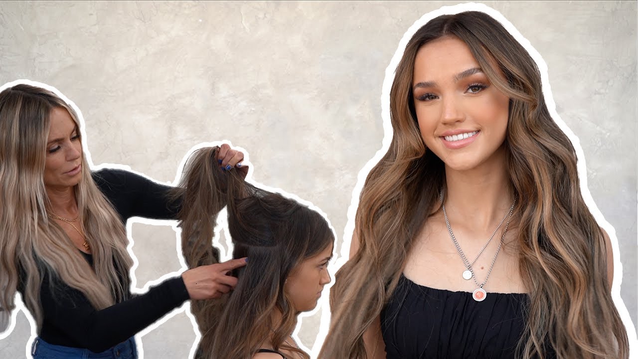 How To PICK and INSTALL The Perfect Clip In Extensions! | @Hairby_chrissy