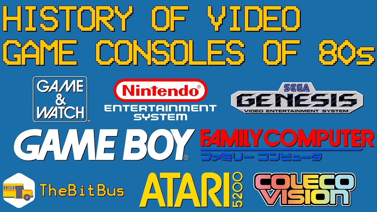 Video Game Consoles of the 80s #RETROGAMING