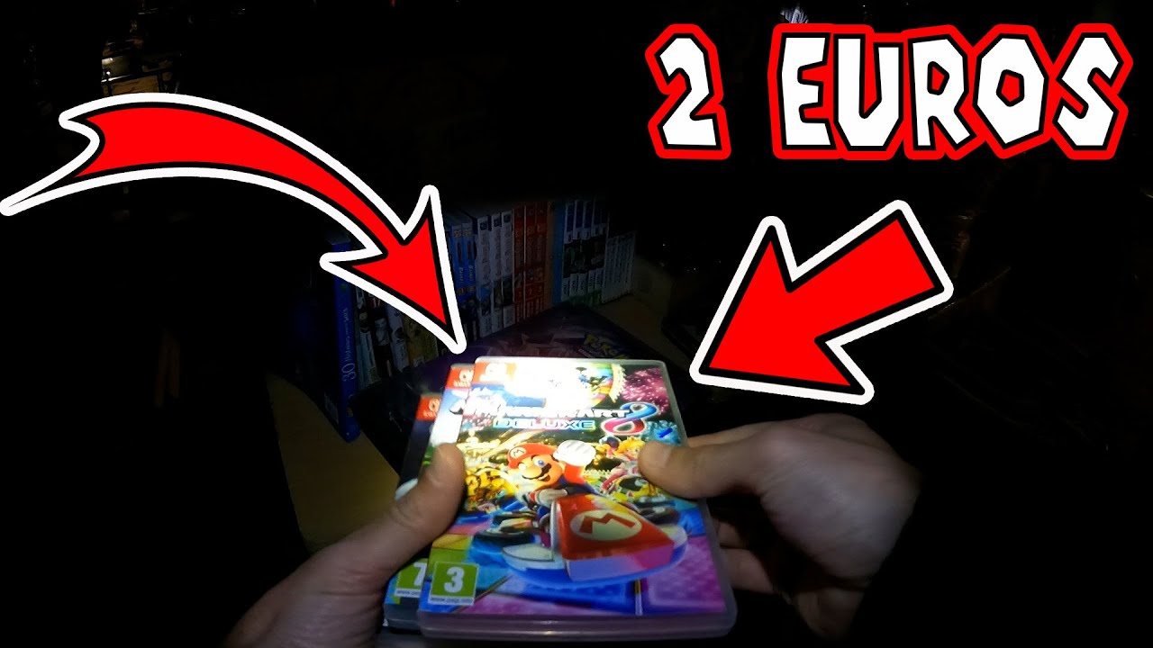 2 EUROS LE JEU SWITCH JE SUIS CHOQUE !!! VIDE GRENIER LIVE