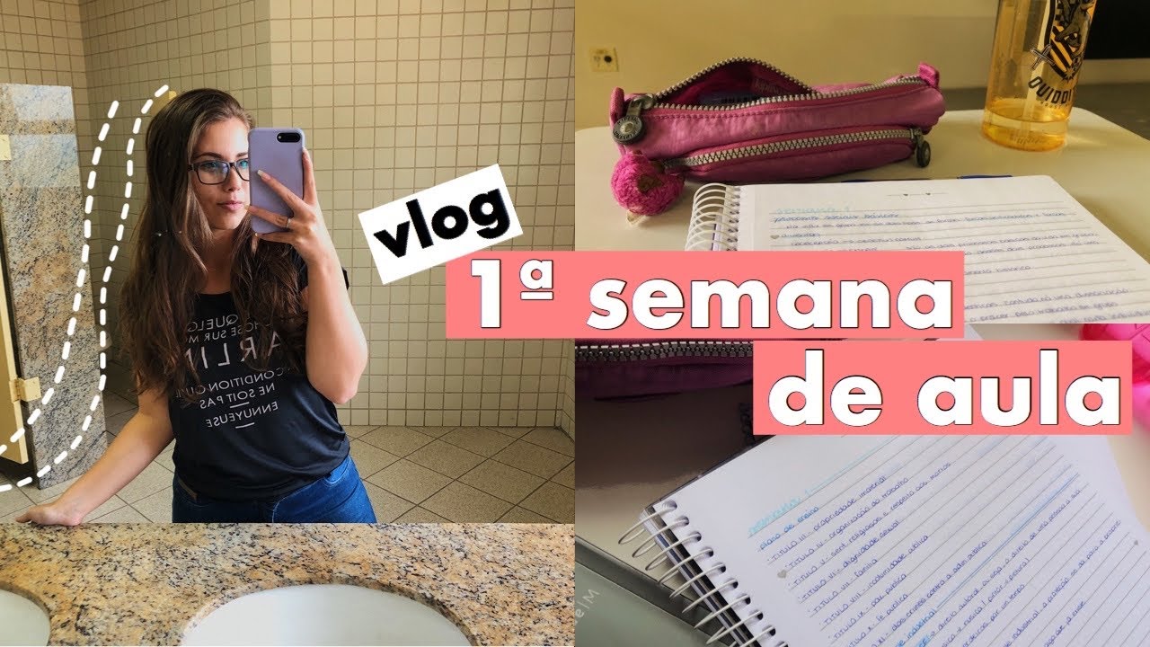 vlog: primeira semana de aula | estudocerto