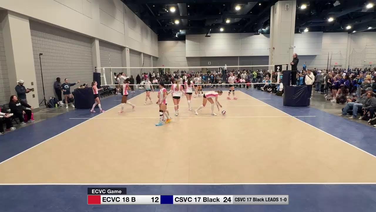 ECVC 18 Black Girls Volleyball