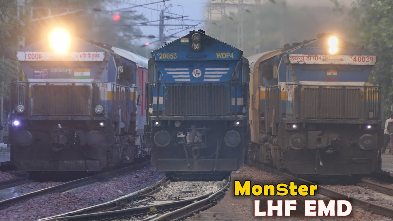 LHF Monster EMD Honks & SPEED | The Best Mode LHF [Long Hood Forward] | Awesome Looking EMDs of I R