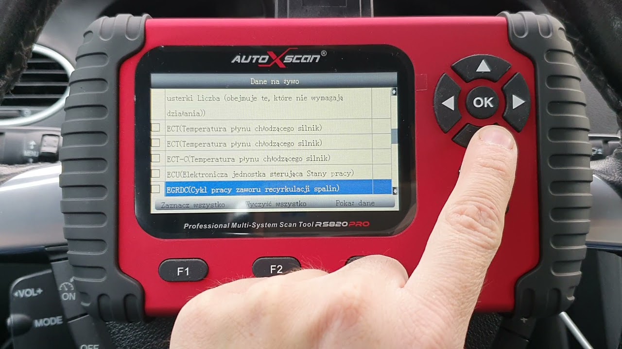AutoXScan RS820 Pro TEST - Ford Focus MK2 Cabrio FL 2.0 TDCi