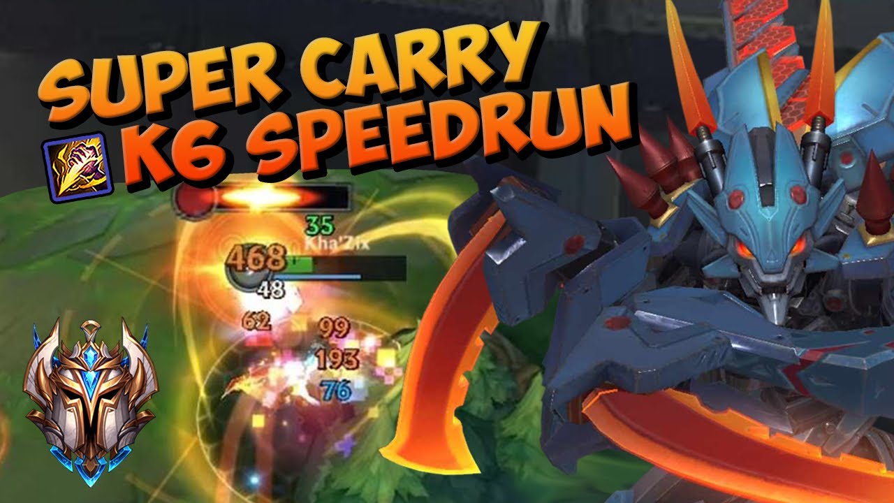 WILD RIFT KHA'ZIX - 1,000 GPM SUPERCARRY SPEEDRUN