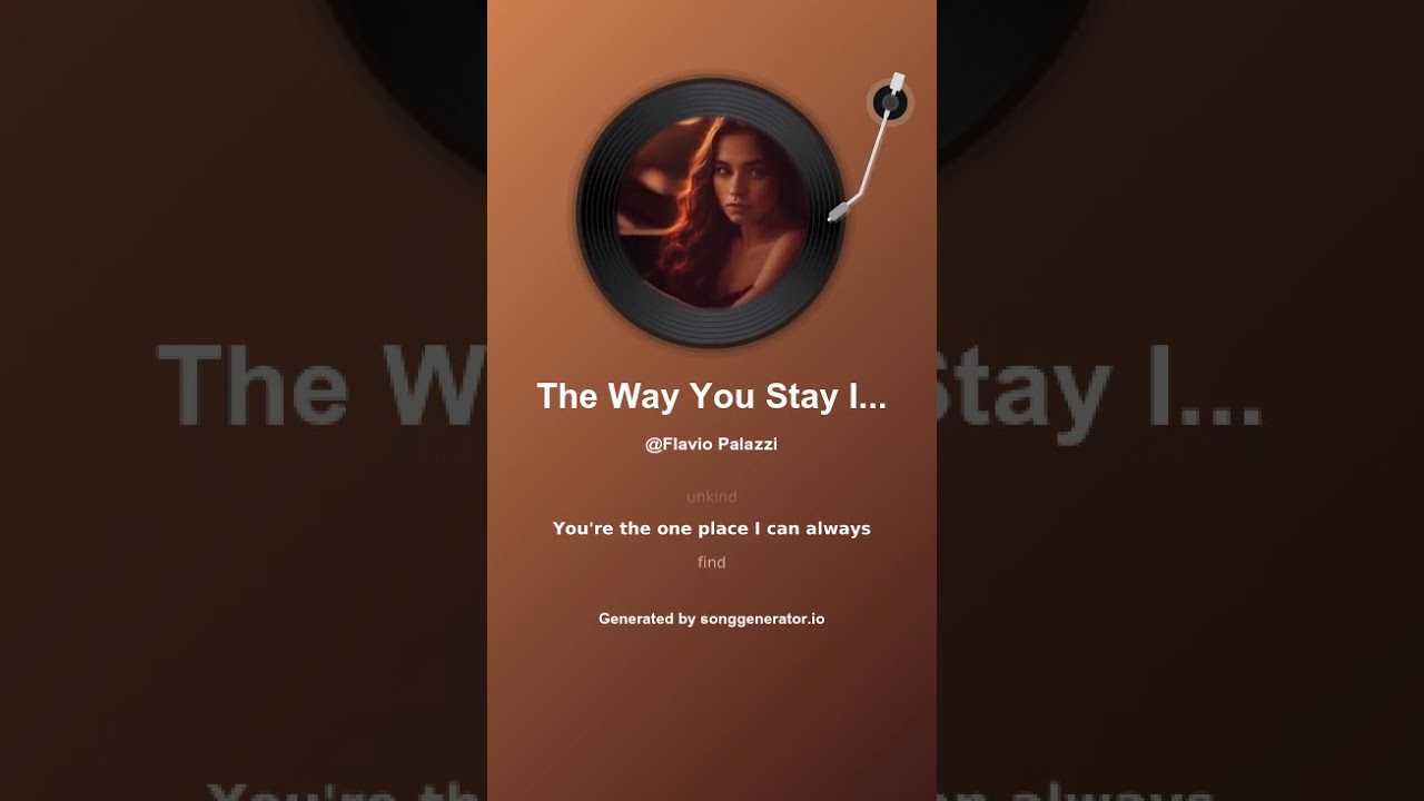 The Way You Stay In My Mind