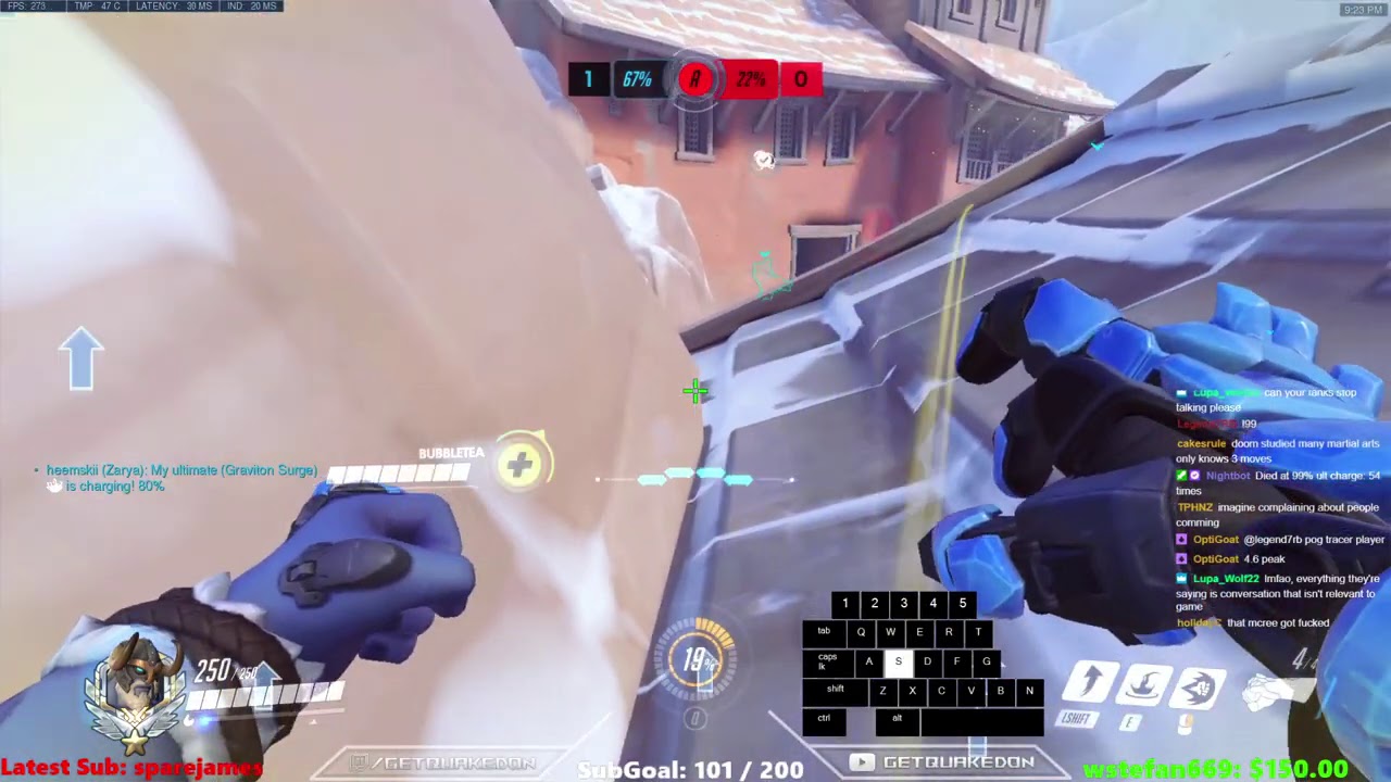 POTG! GetQuakedOn DOOMFIST OVERWATCH SEASON 25 TOP 500