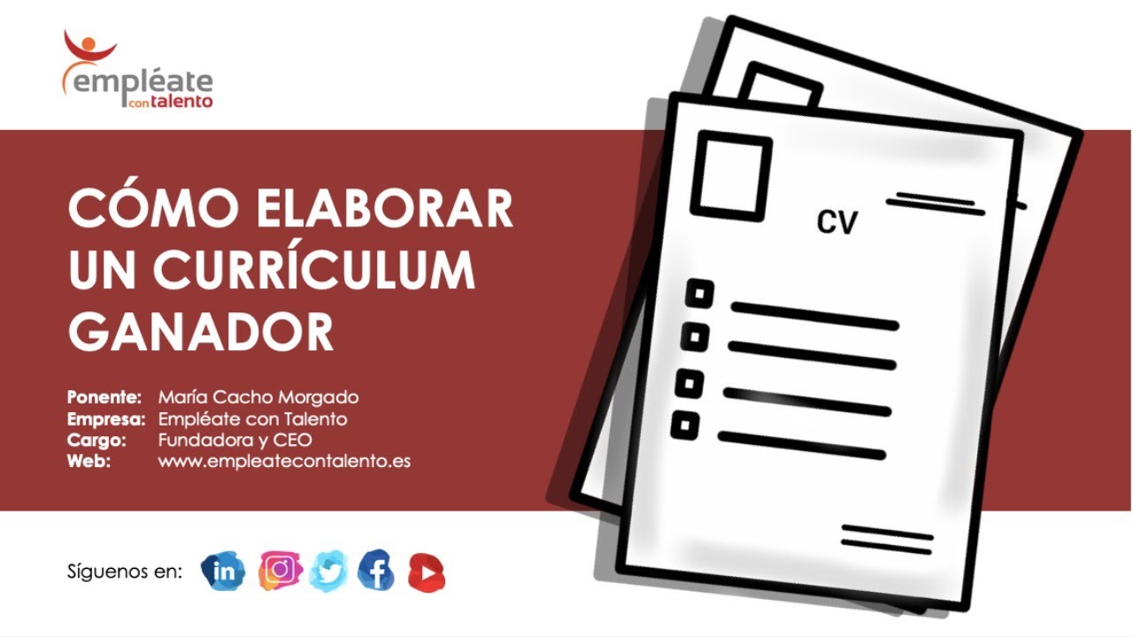 Cómo elaborar un Currículum Ganador