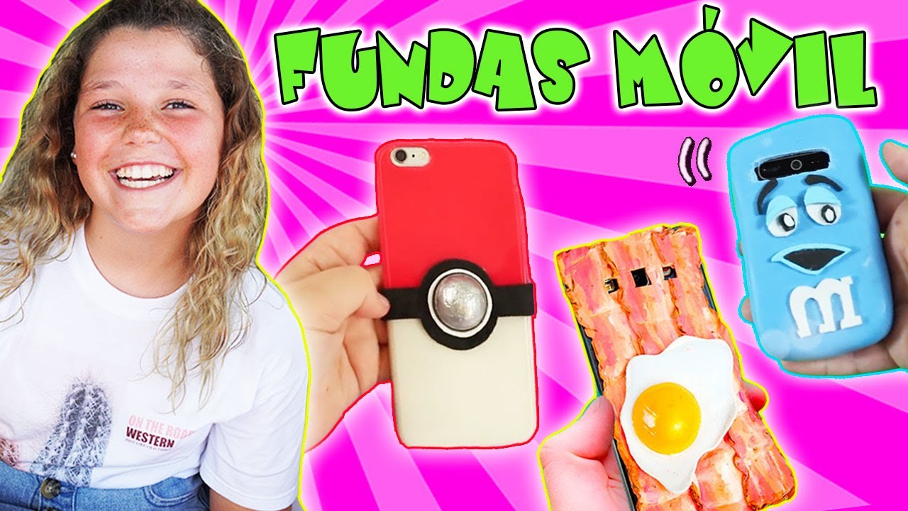 CÓMO DECORAR FUNDAS para MÓVIL o CELULAR 📱 Fundas CASERAS FÁCILES
