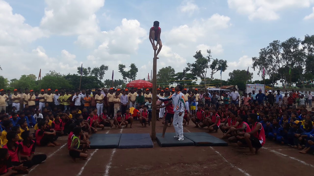 Chaitanya Ashram residential school Mudalagi Mallakamba Team