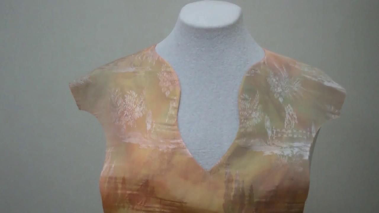 3. Schnitt & Nähen - Ausschnitt - Variante für Tunika, Kleid, Shirt, etc. - Lilo Siegel