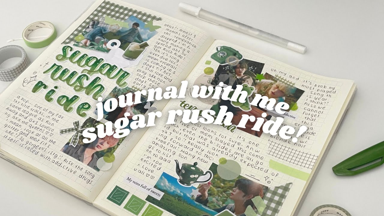 sugar rush ride | journal w/ me #16 🪴