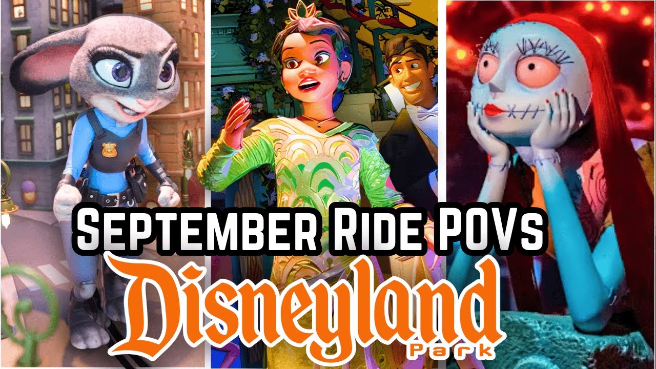 Disneyland 2025 Ride POVs - September | 4K 60FPS