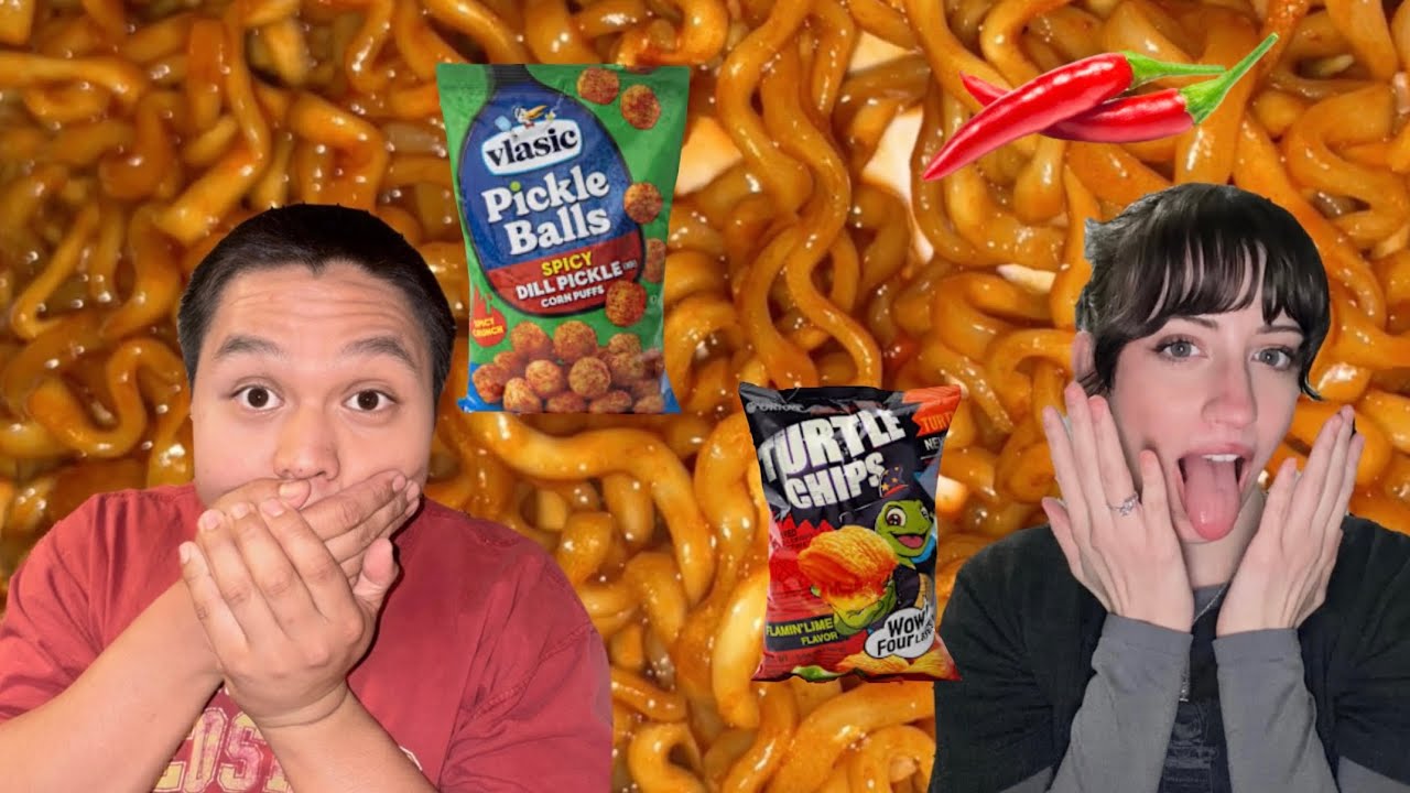 TRYING SPICY SNACKS!!! || Livinlauren