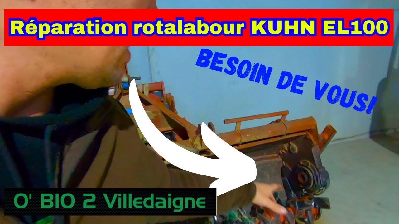 Dégâts ou pas? DEMONTAGE du rotalabour KUHN après la casse