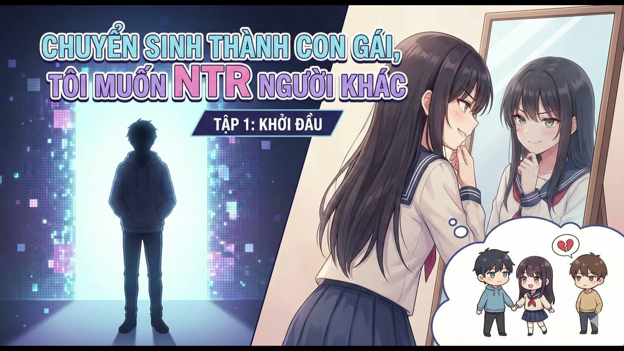 Chuyển sinh thành con gái, tôi muốn NTR người khác - Tập 1: Khởi đầu