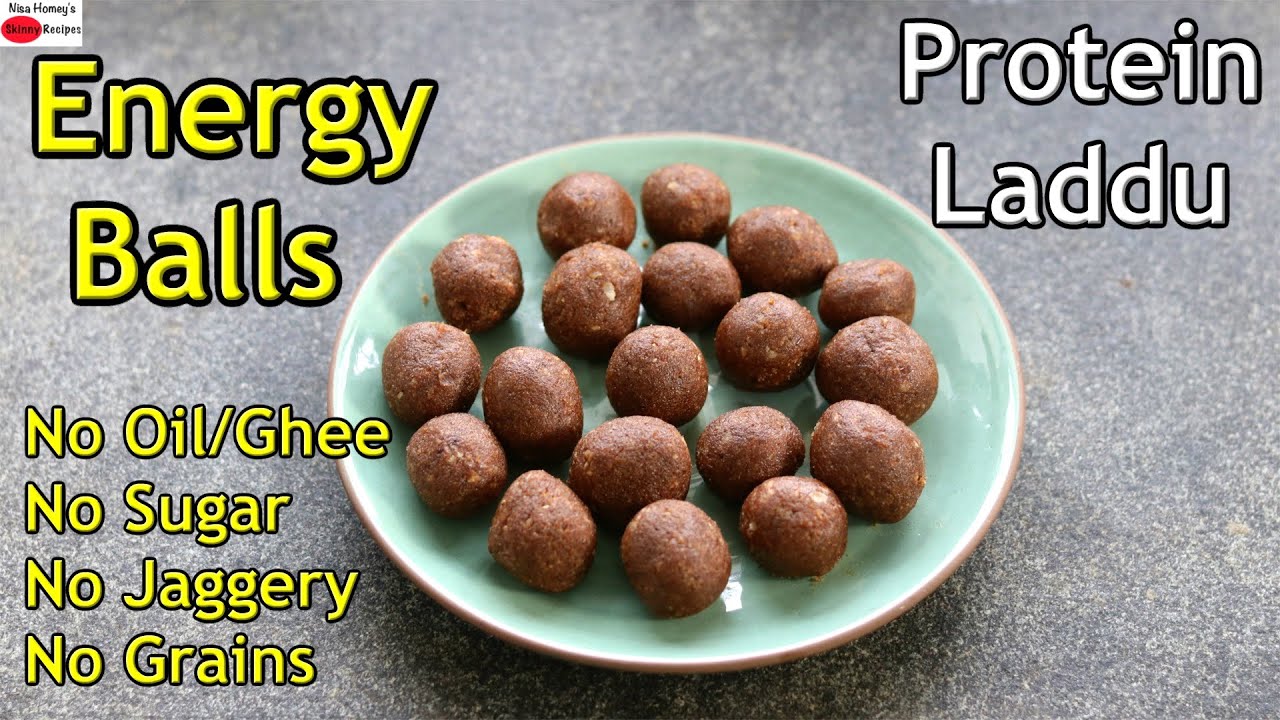 Protein Laddu - No Jaggery/Sugar/Ghee/Oil - Gluten Free - Tasty Healthy Ladoo Recipe For Weightloss