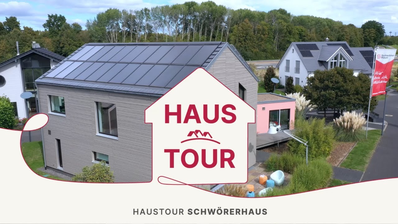 Haustour: Plusenergiehaus mit Flyingspace | Musterhaus Schw&ouml;rerHaus | FertighausWelt K&ouml;ln