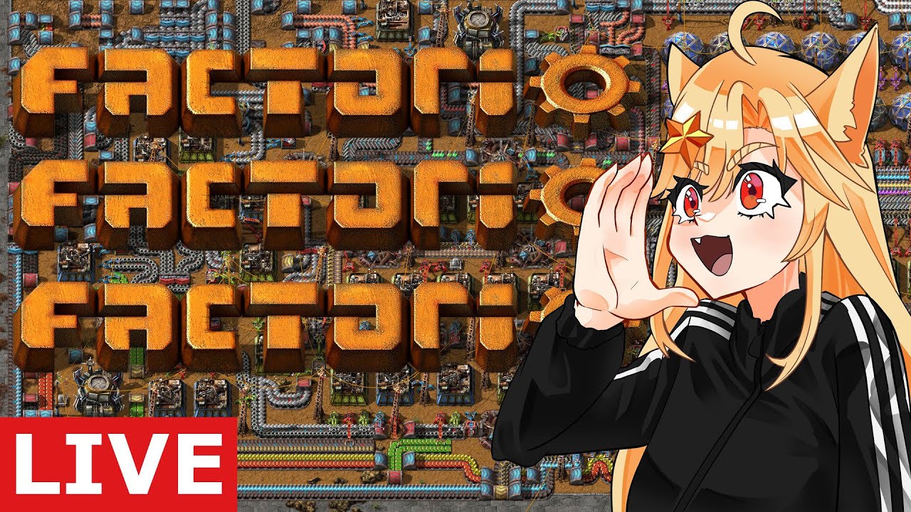 🔴 FACTORIO SPACE AGE | I reached the DLC omg #6【VTUBER 】