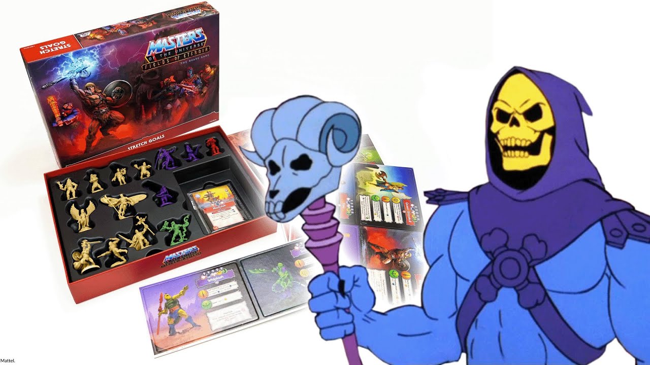 Unboxing Masters of the Universe Fields of Eternia - Kickstarter Exclusives and Extras