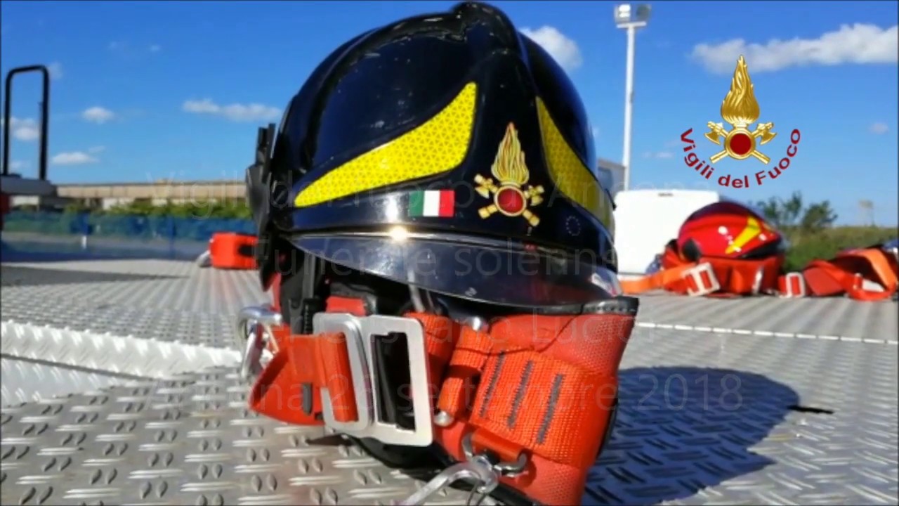 Funerali solenni per il Vigile del fuoco Cristiano Lucidi