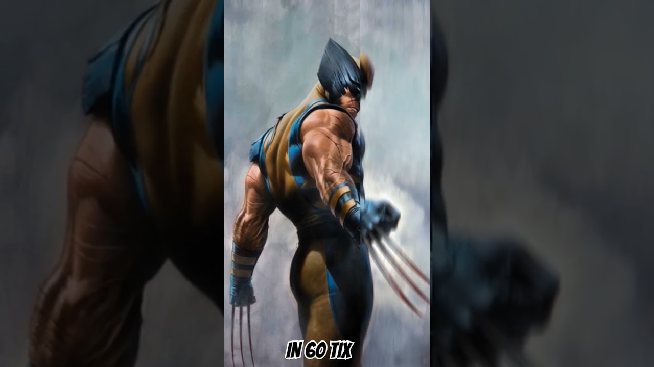 WOLVERINE IN 60 TIX. #wolverine #logan #xmen #marvel #in60seconds #in1minute #in60tix #shorts #fypシ