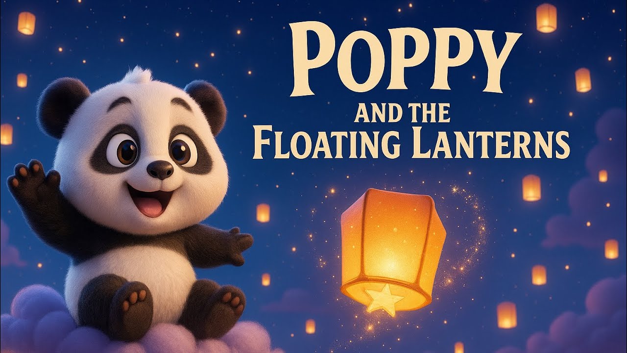 Poppy and the Floating Lanterns | Heartwarming 3D Animated Kids Story | Little Paws | BedTime story