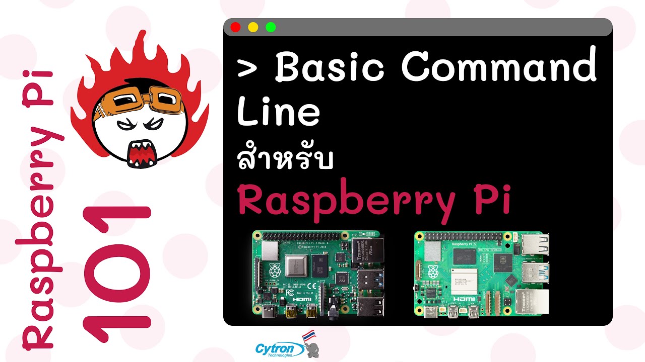 Raspberry Pi 101 EP.4 : เป็นเซียน Raspberry Pi ด้วยคำสั่ง Basic Command Line สำหรับ Raspberry Pi