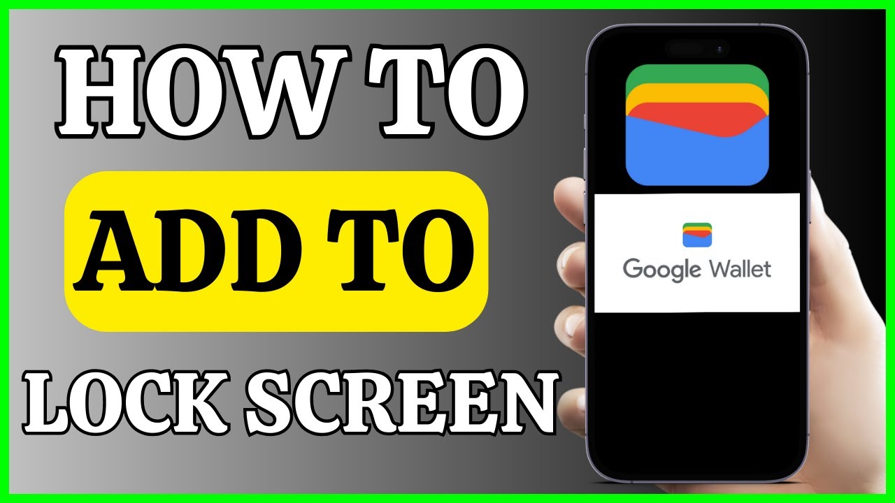 How To Add Google Wallet To Your Lock Screen | Tutorial 2O25