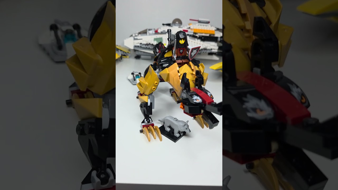 Wolfpack Beastmaster put together with the Ninjago Dragon Hunter Hound 71790 Brick & Minifigs Find