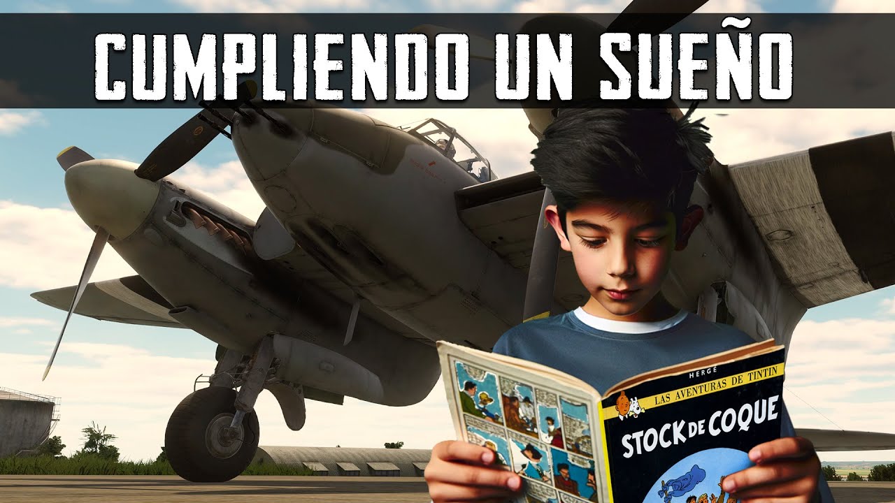 Haciendo realidad mis sueños de niño: ¡Volando el DeHavilland mosquito de TINTIN!