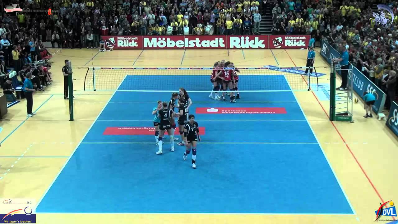 Volleyball 1. Bundesliga Frauen Finale 3:2 Schweriner SC vs. Dresdner SC
