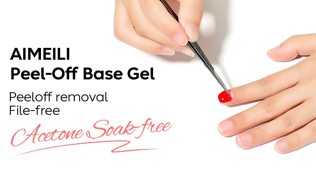Peel Off Gel Base Coat KBBASE | Easy, Vegan & Hema-Free Nail Base