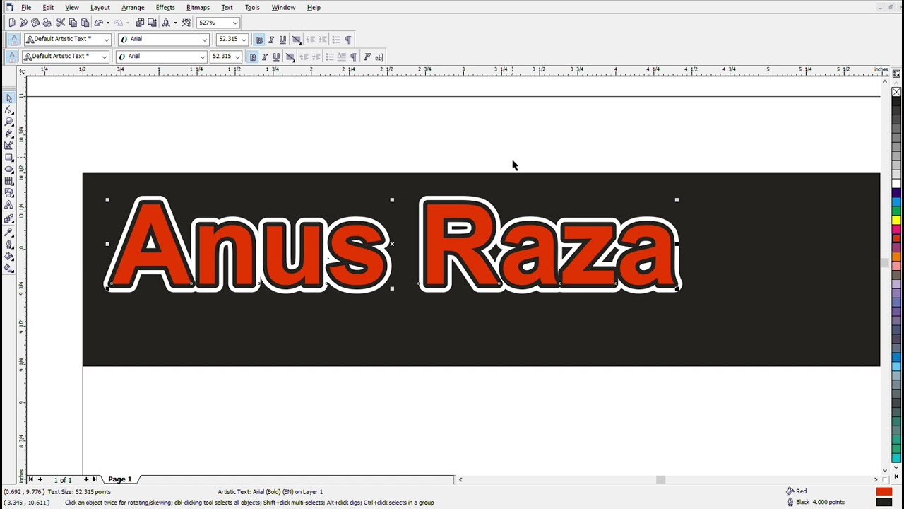 Later Paid Kasa Banaya Graphic Design Tutorial CorelDraw 