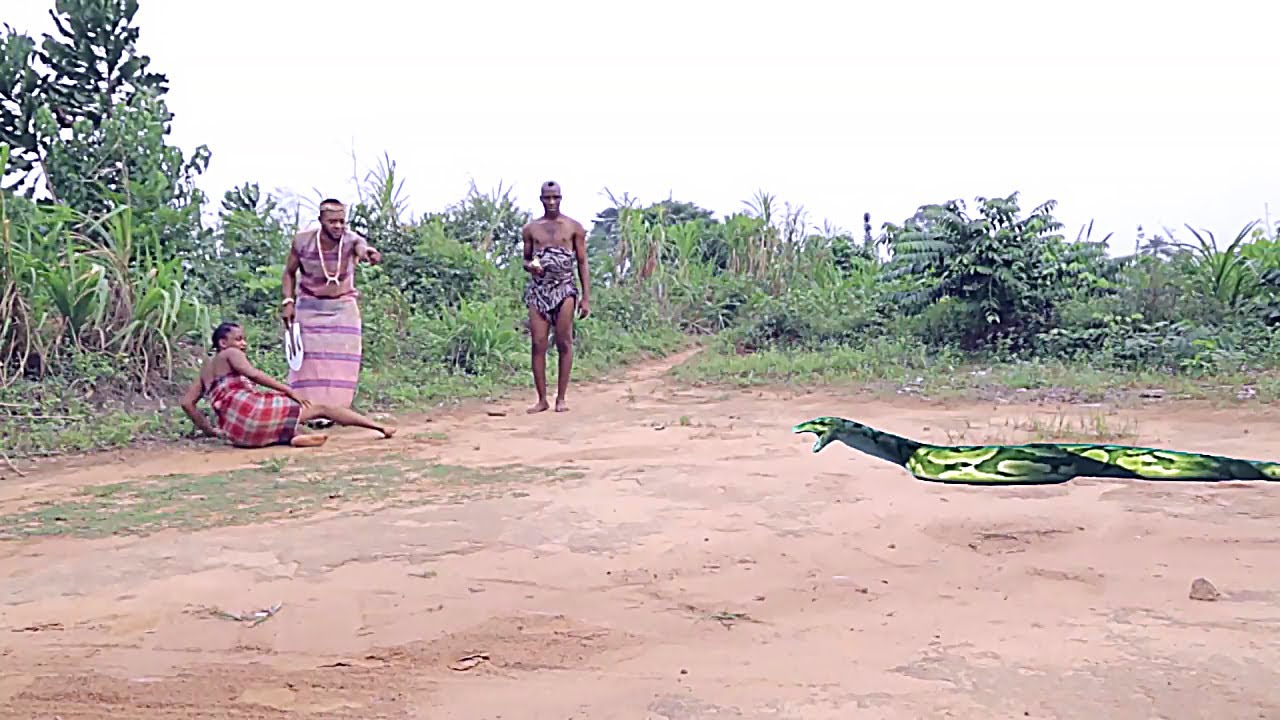 L'orphelin A Failli Être Mordu Par Le Serpent Venimeux Mais Sauvé Au Bon Moment Par Le Prince-Africa